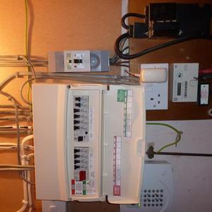 Wide angle view under my stairs.