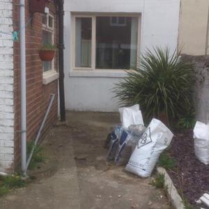 House rear, ground level