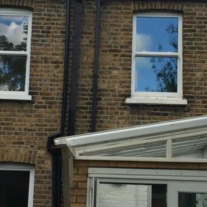 View from back of the houses