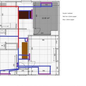 Pipe layout proposed