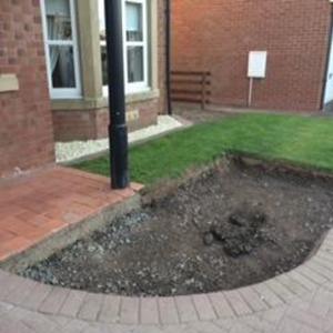 Large Hole for new lawn