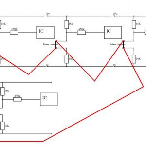 Example of how not to wire alarm zones