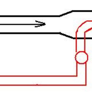 Injection tee layout