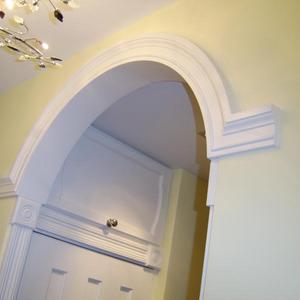 Hall plaster moulding