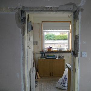 Utility room entrance