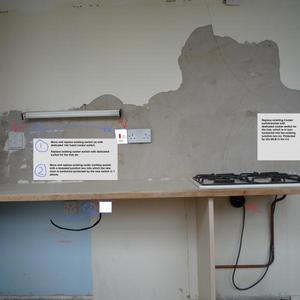 Existing socket/switch layout