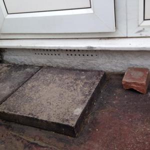 ground levels under front door