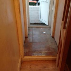 Porch and corridor view from inside house
