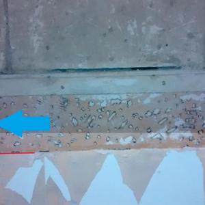 fireplace cracked lintel