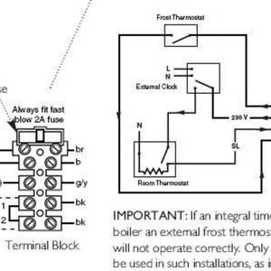 Baxi Combi 105E thermostat wiring