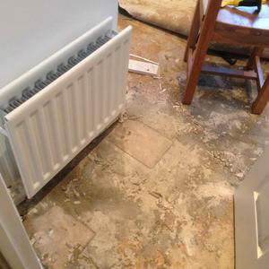 Kitchen substrate for tiling