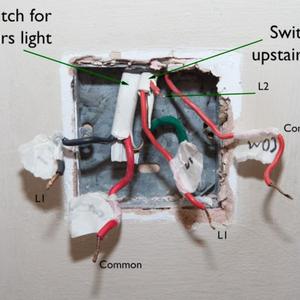 Downstairs Light Wiring