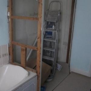 Where the tank / airing cupboard was