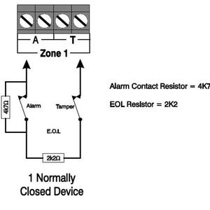 Texecom EOL Wiring