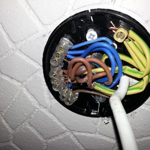 Old Ceiling rose - cracked