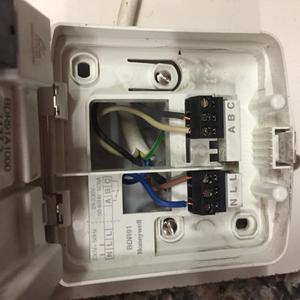 The wiring on my honewell