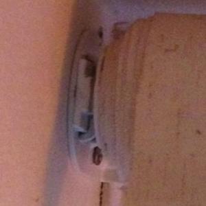 Roller blind bracket.