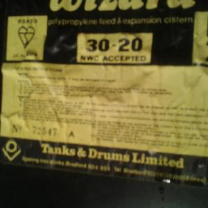 Tank label