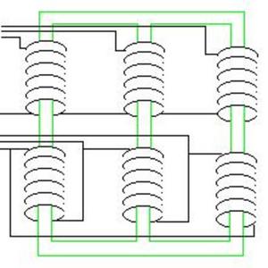 Three phase transformer