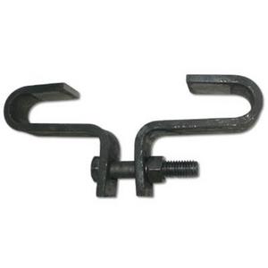 Steel beam boxing bag hook