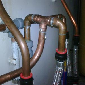 Plumbing to pump