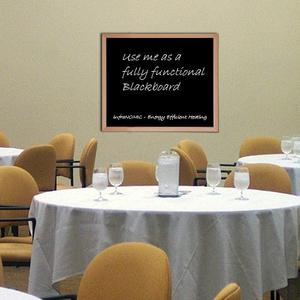 Black Board Element - Beech Wood Frame