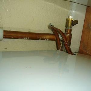 Return heating pipe