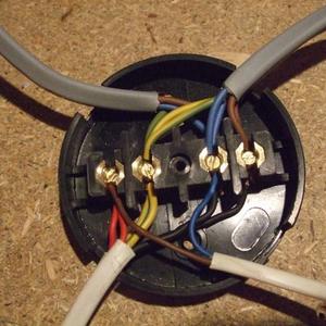 Junction box in loft