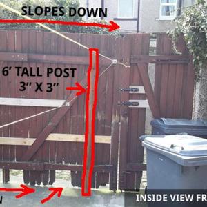 Inside view from backdoor