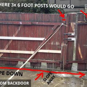 Inside view from backdoor