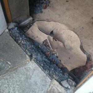 Floor collapsed