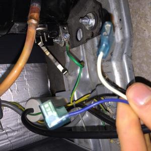 Blue and White Wires from thermostat(?)