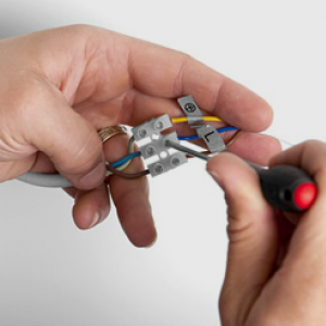 Media 'Choc Block Wiring' in album 'bath cabinet'