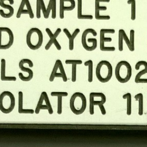 Sample Engraved Lable