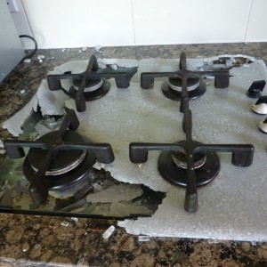 Exploding Gas Hob