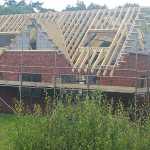 Cut roof with steels