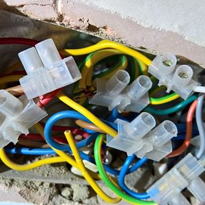 Airing cupboard wiring nightmare