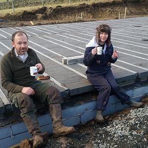 Tea break on a winters day!