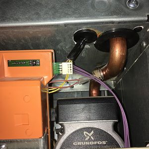 Ideal Isar HE24 water leak 1