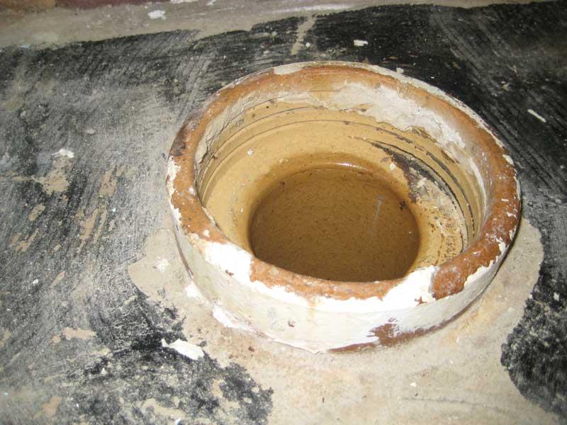 Toilet Vertical drainage clay waste termination DIYnot Forums