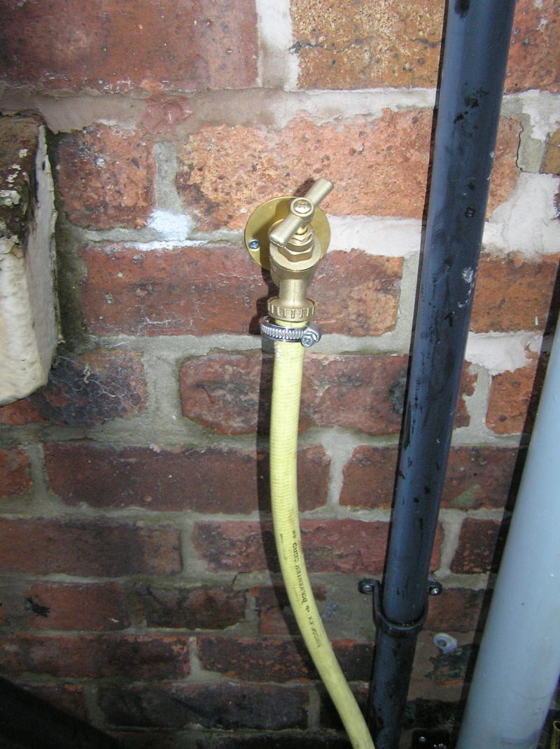 11 - Outside tap installed