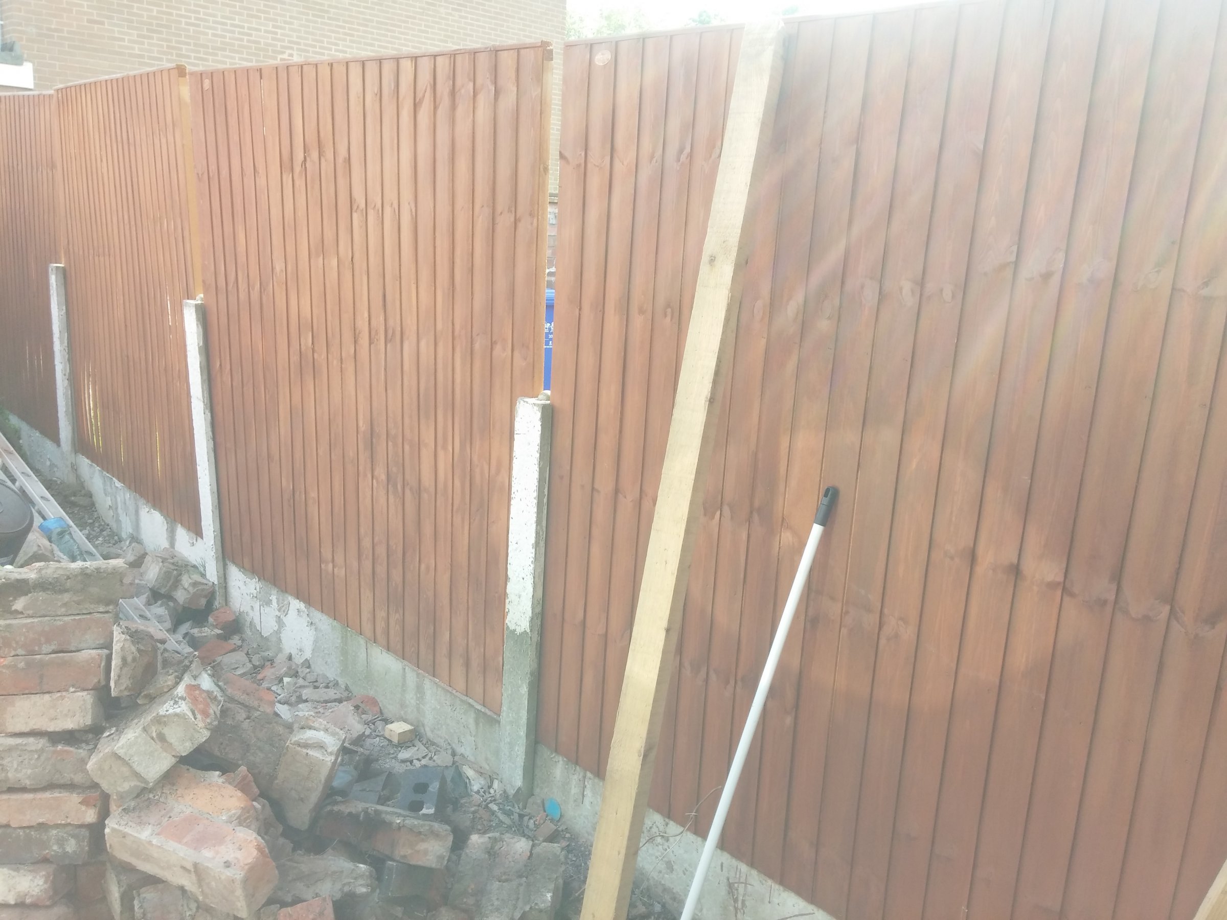Fence Panels Filling the Gap DIYnot Forums