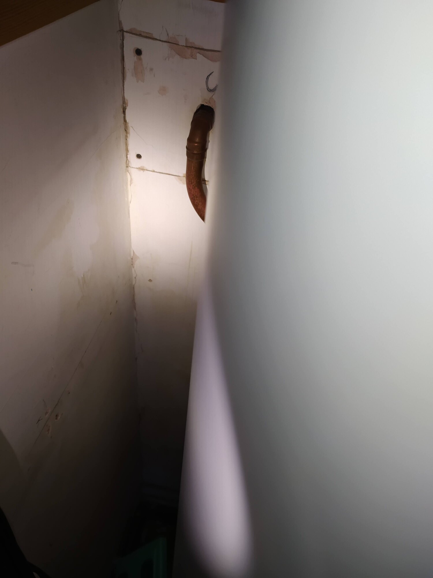 3 - Slight damp in hot water cupboard