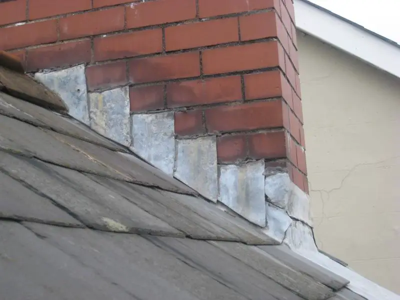 7. Old flashing that has now been replaced