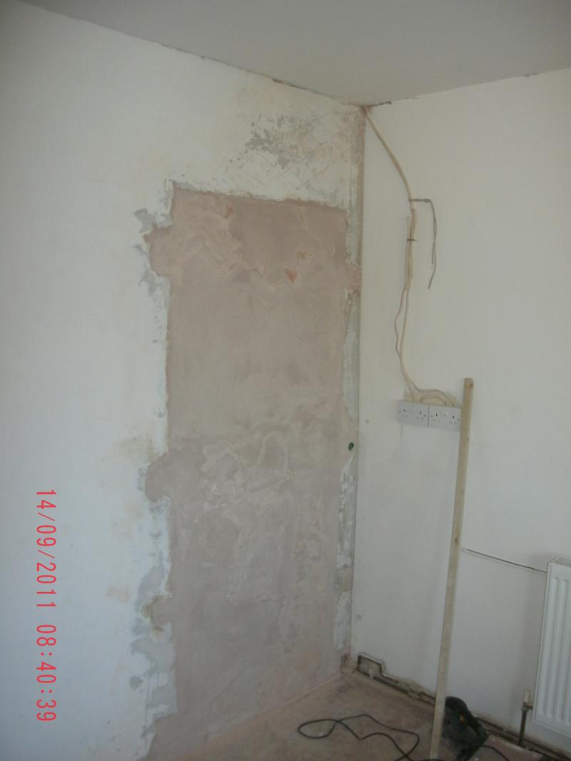 After sanding it back