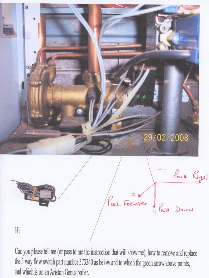 Ariston 3 way microswitch