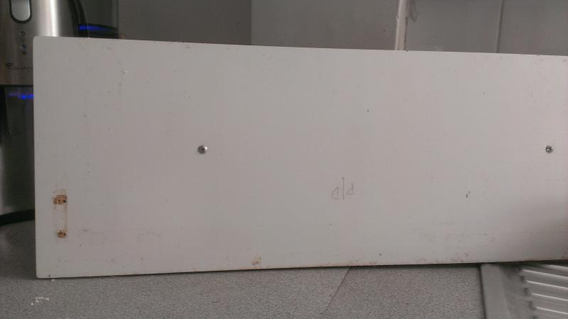 Back of the drawer front