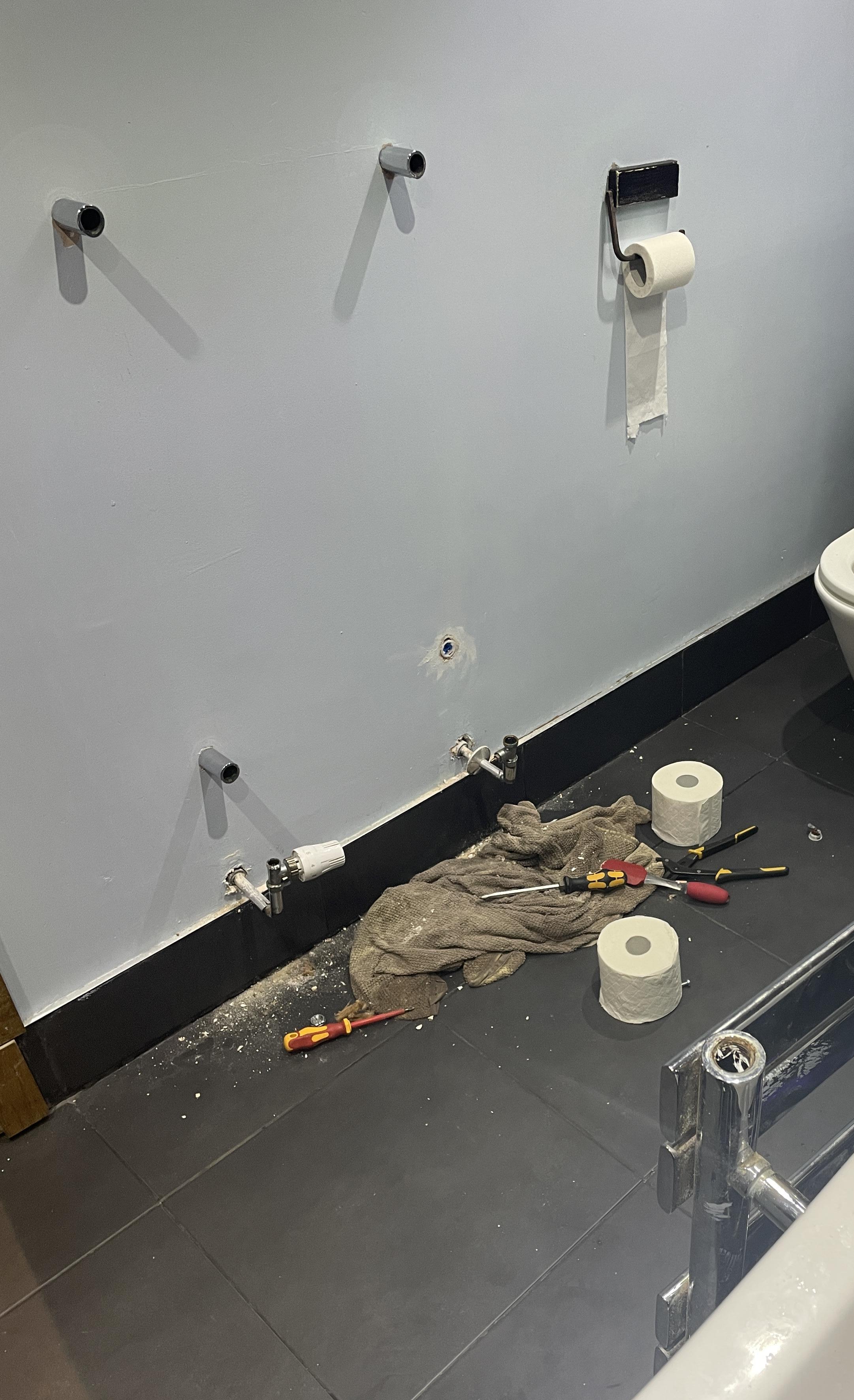 Bathroom Towel Rail Fail