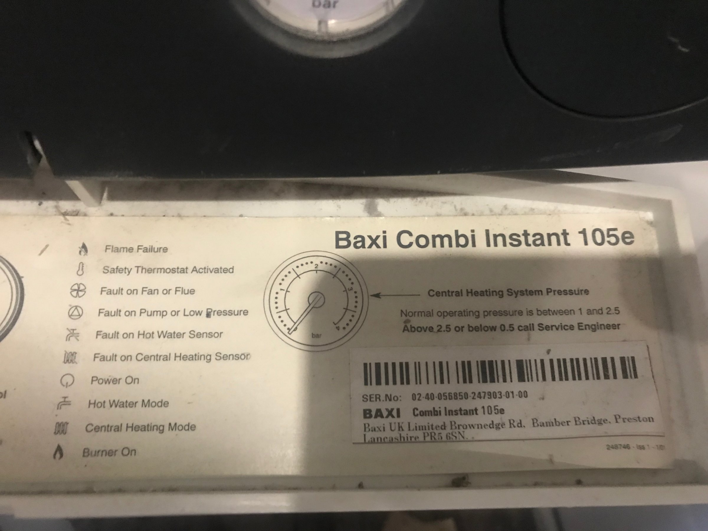 Baxi Boiler