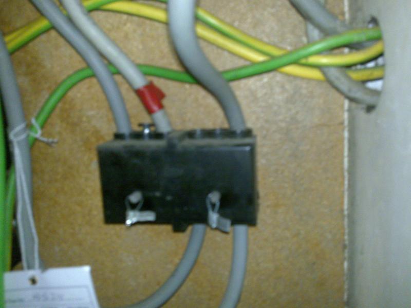 Black box within meter area.